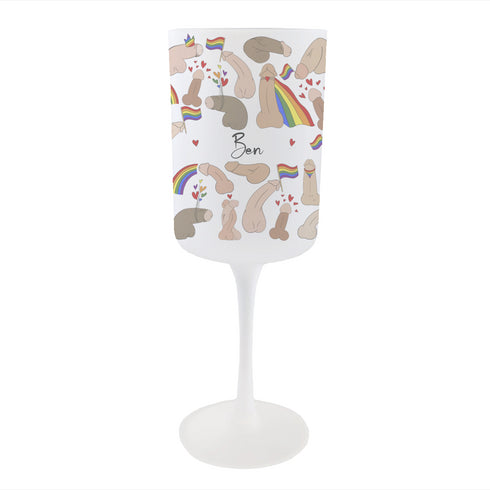 Pride Wine Glass